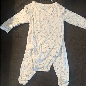 Carter’s Baby Girl Cherry 2-Piece Set 6 Months Wrap Bodysuit & Footed Pants